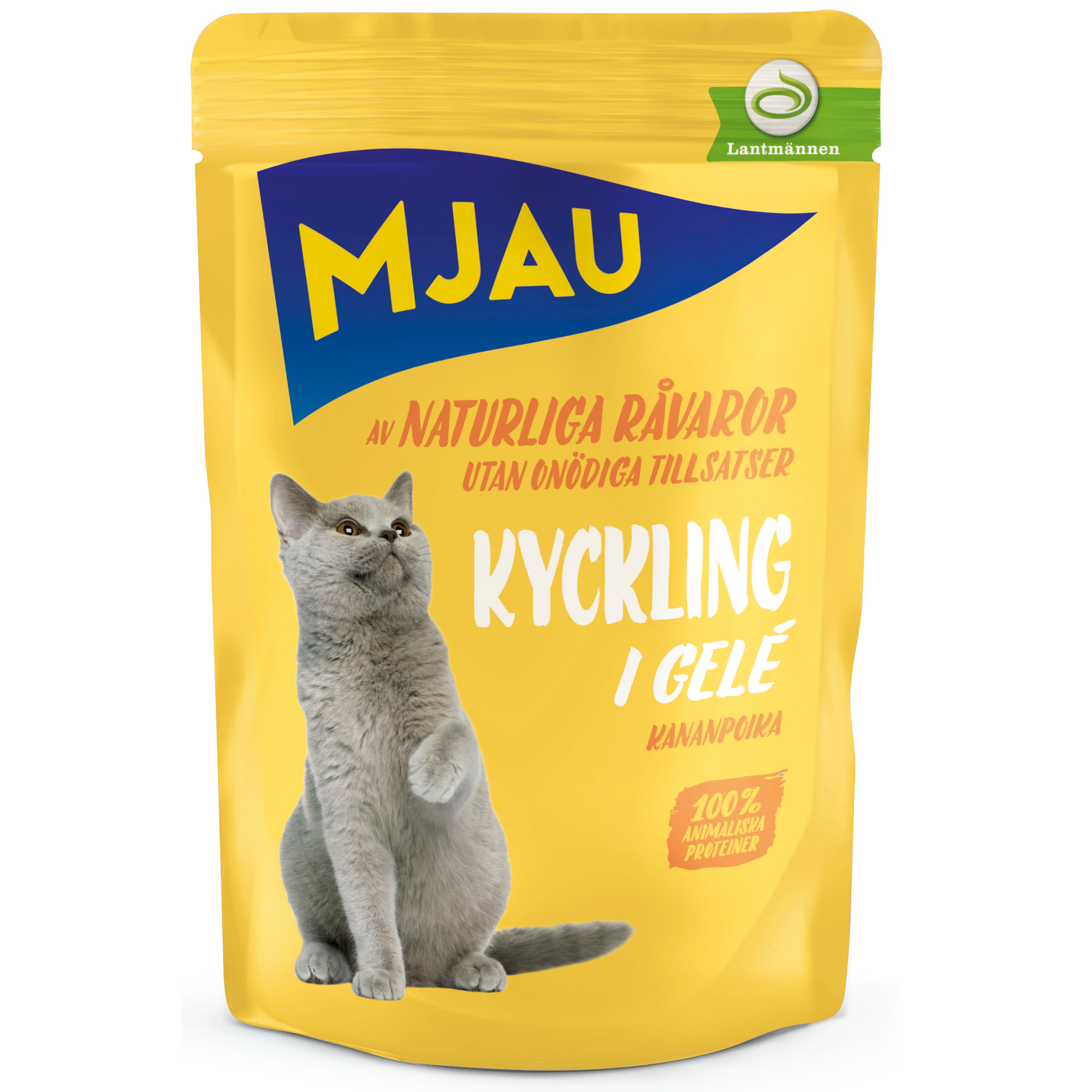Bitar i Gelé med Kyckling 85g Kattmat