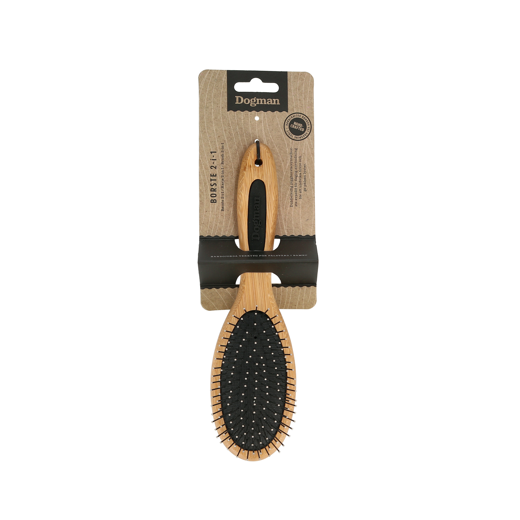 Borste 2-i-1 Bamboo M