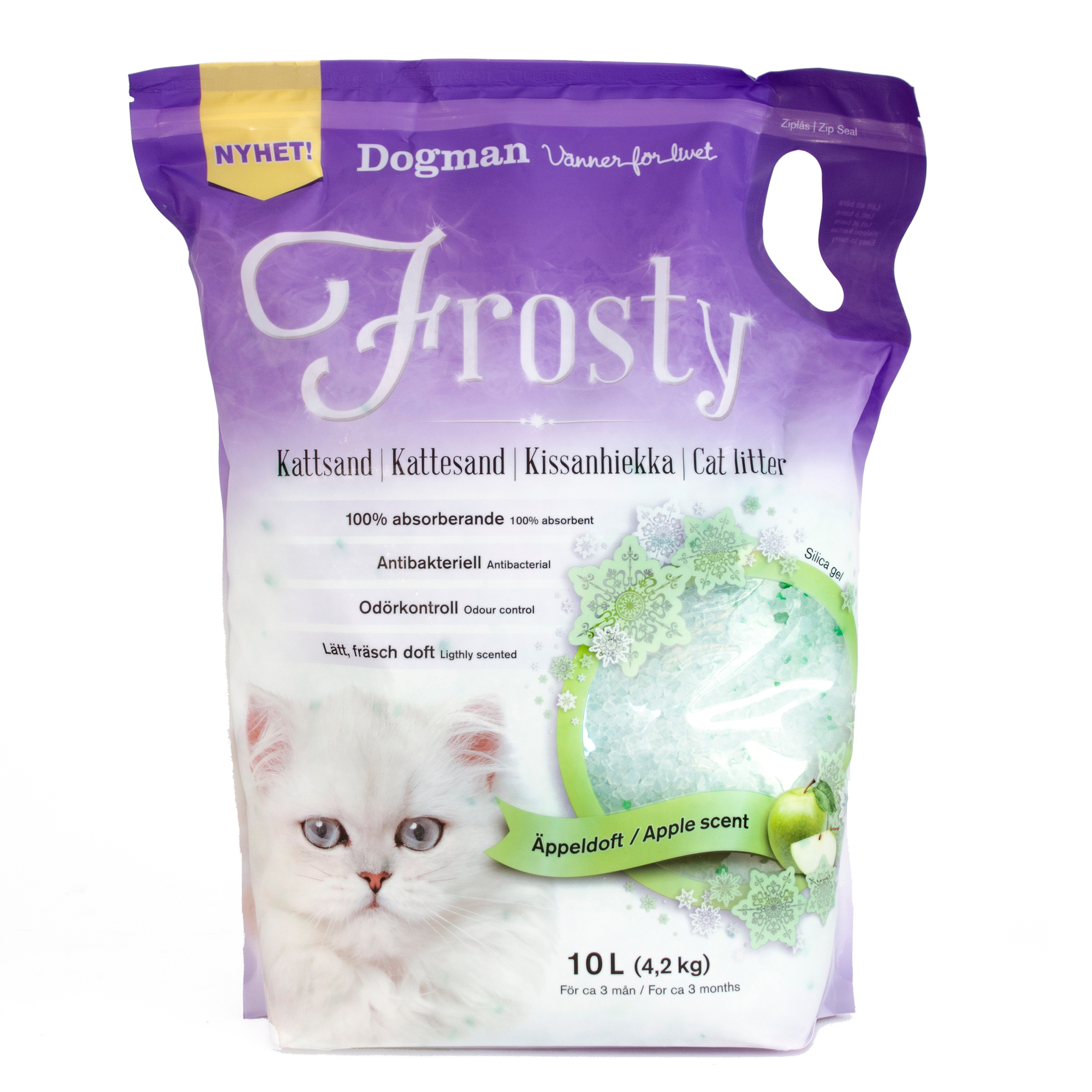 Frosty Kattsand Äpple 10L