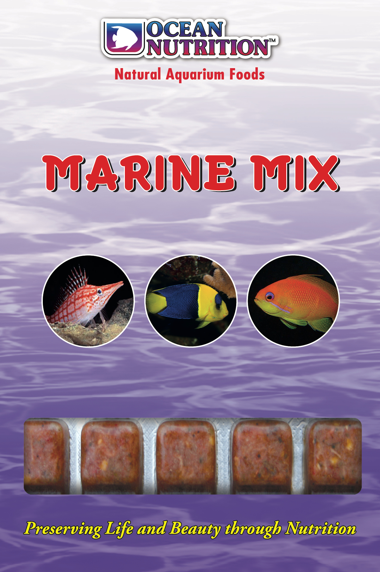 Fryst Marine Mix Foder 100g