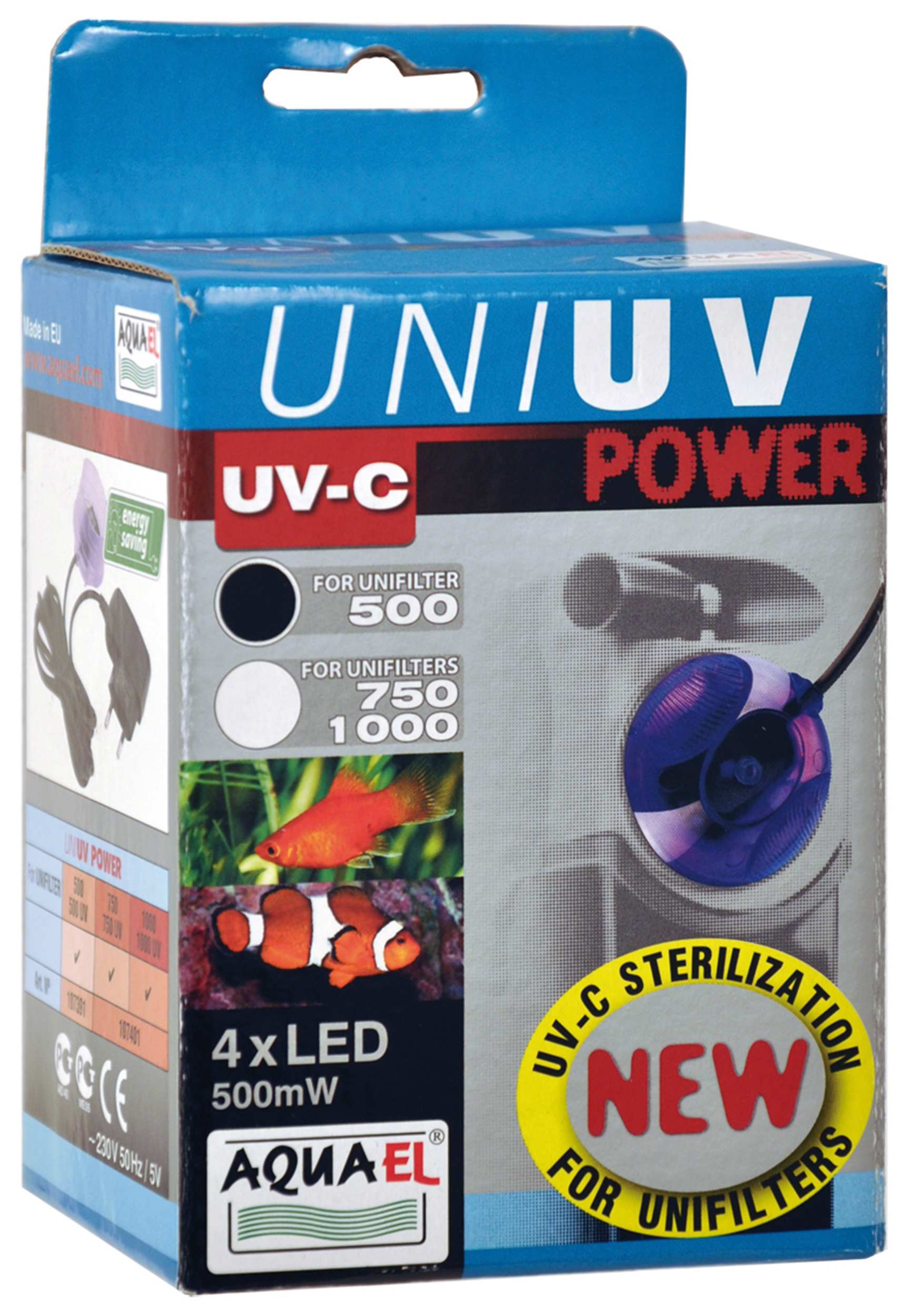 Reservlampa UVC UNI 500