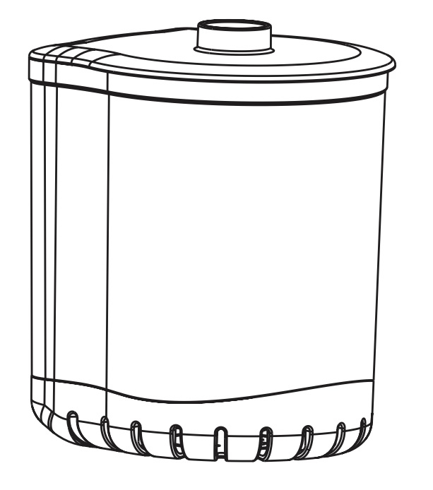 Filterbehållare TURBO/CIRK 500