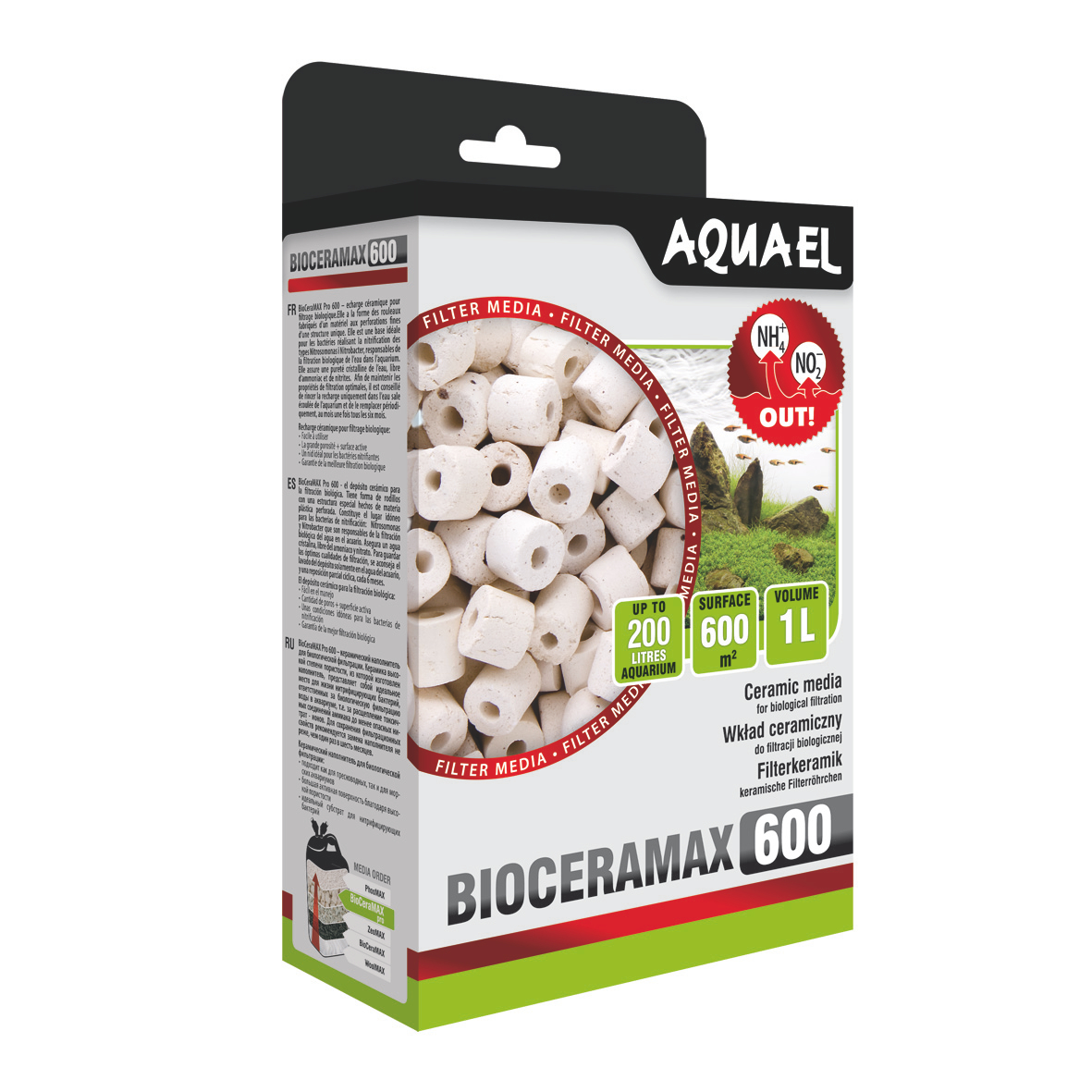Filtermedia BioCeraMax Pro 600 1L