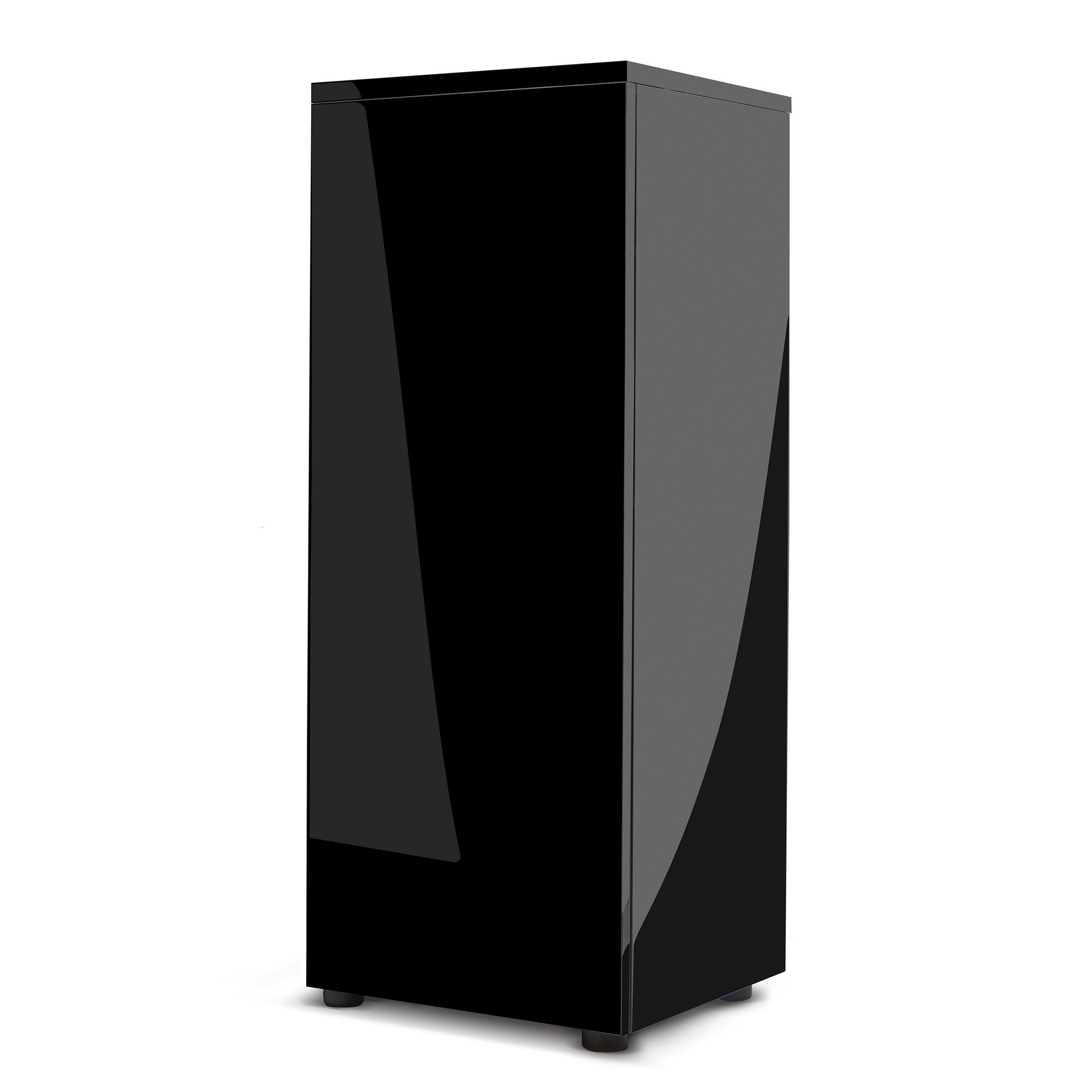 Akvariemöbel Glossy Cube Svart 50cm