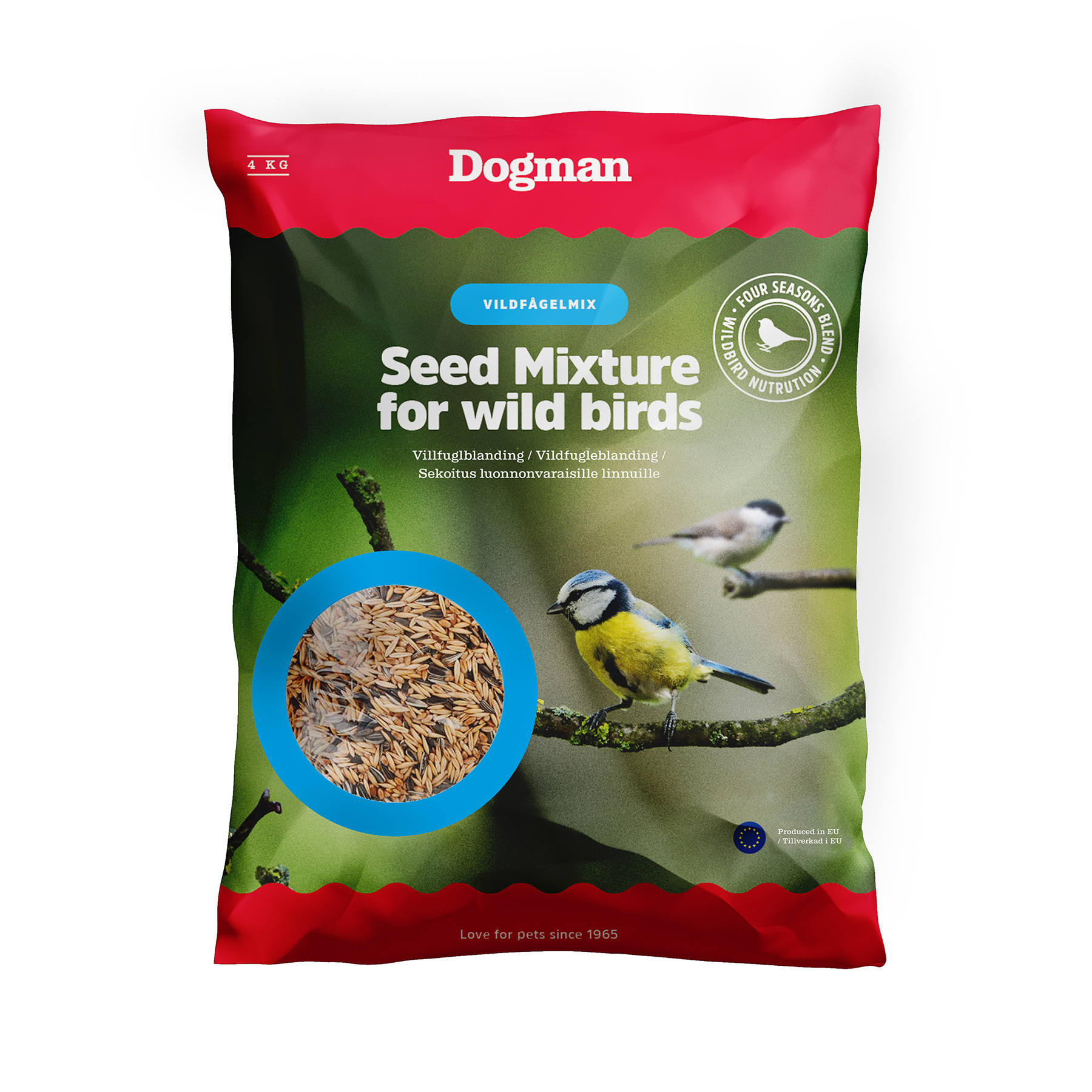 Vildfågelmix 4kg