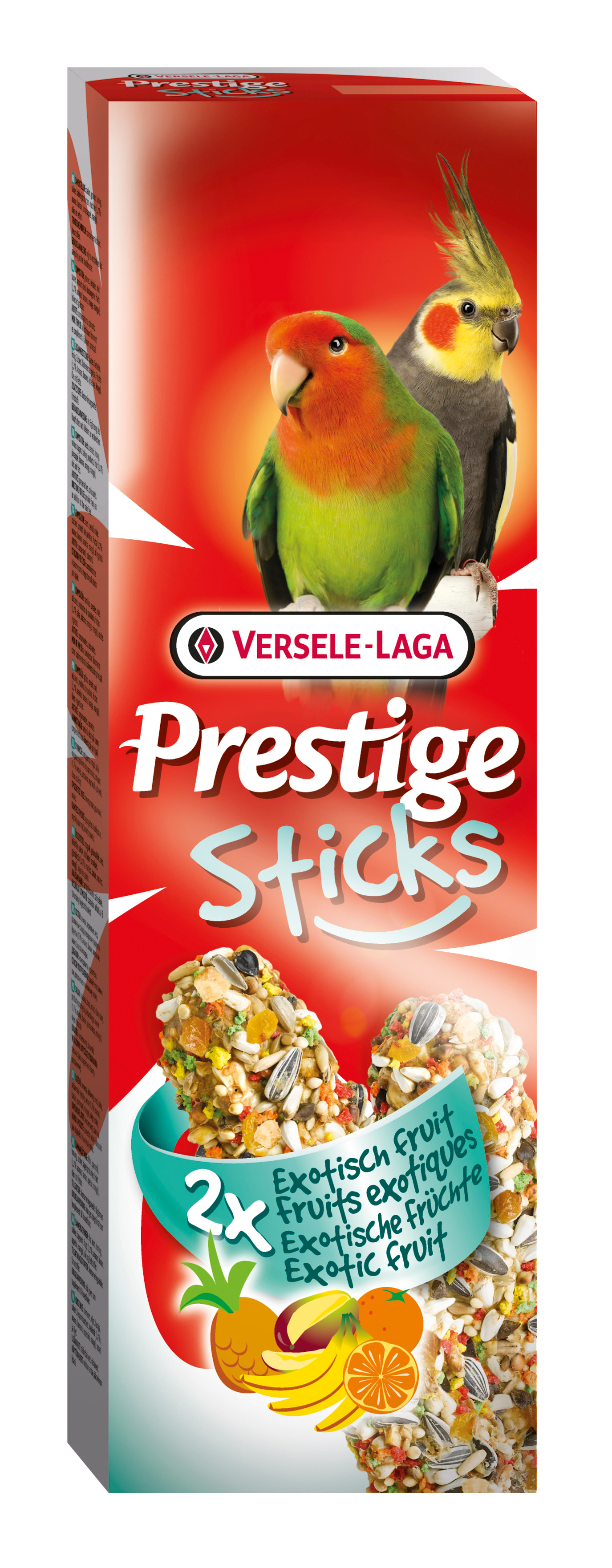 Prestige Sticks L Parakeet Exotic Fruit 140g