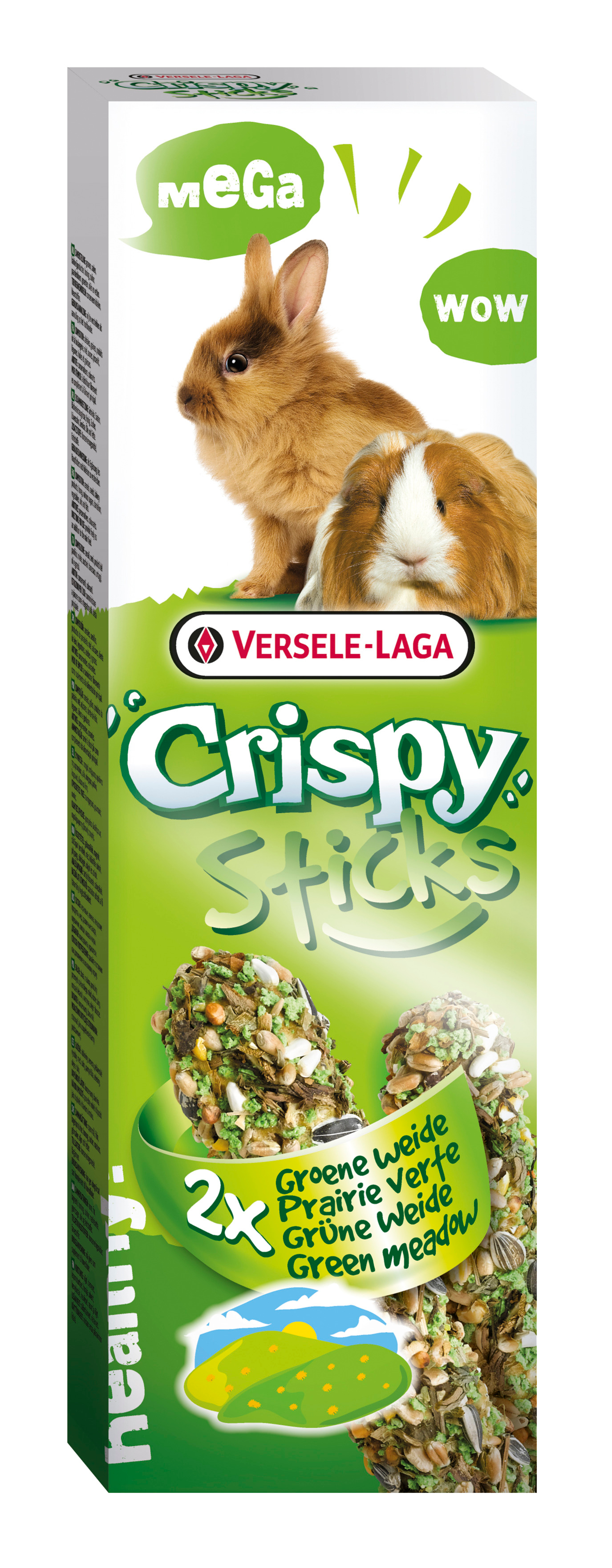 Crispy Mega Sticks Rabbits & Guinea Pigs 140g
