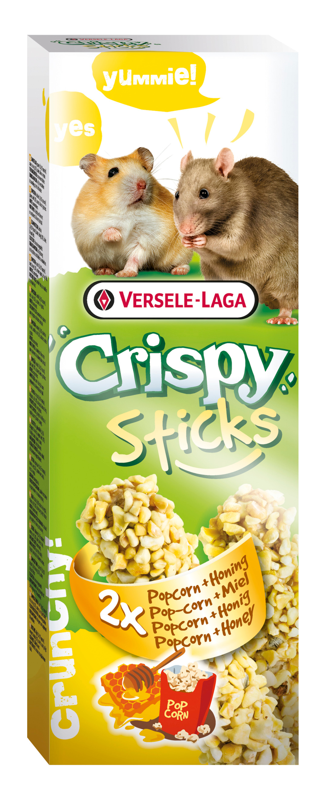 Crispy Sticks Hamsters & Rats Popcorn & Honey 110g