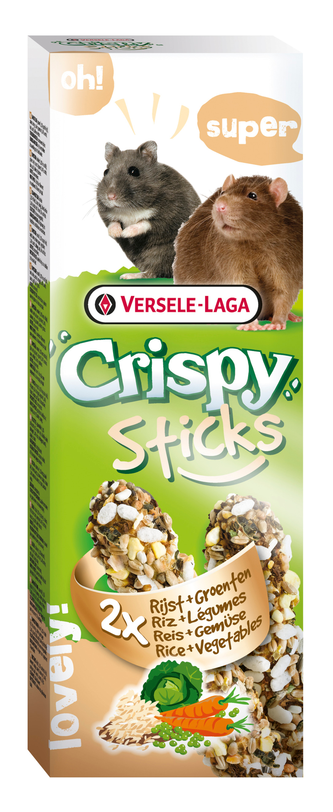 Crispy Sticks Rice & Vegetables 110g