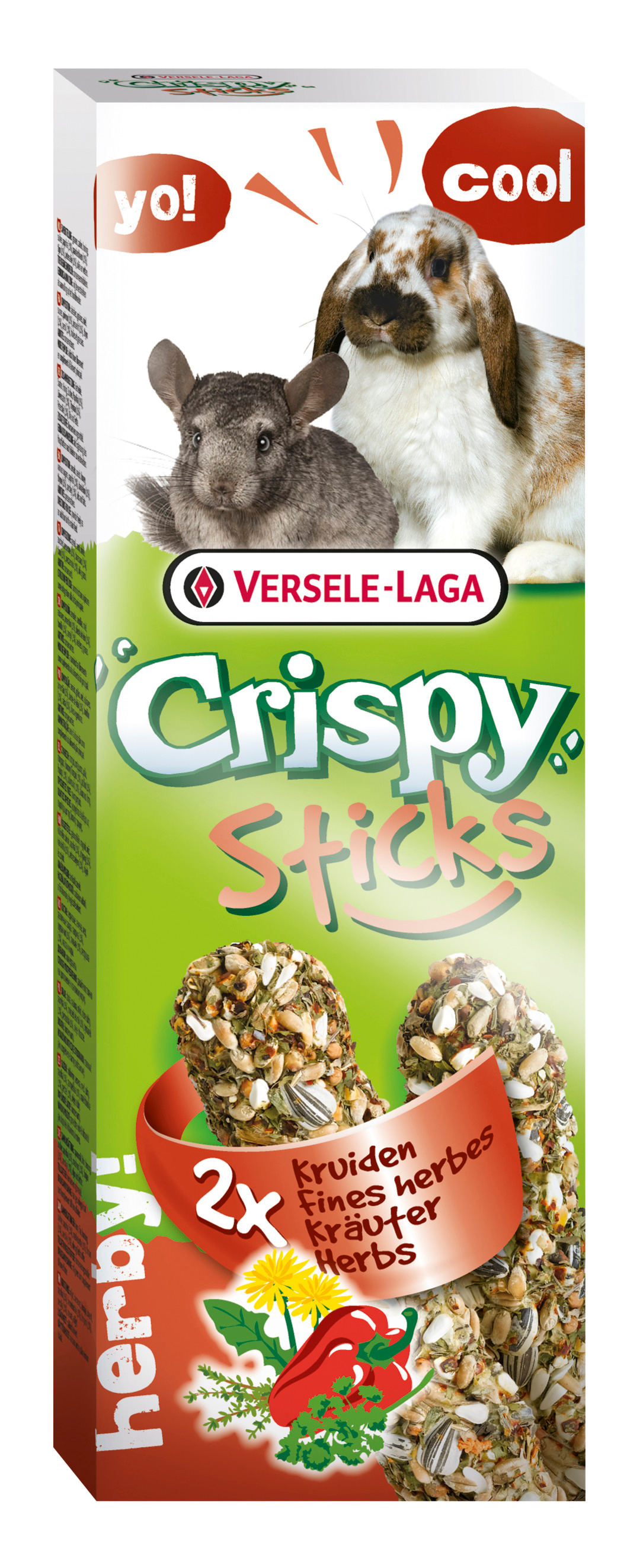 Crispy Sticks Rabbits & Chinchillas Herbs 110g