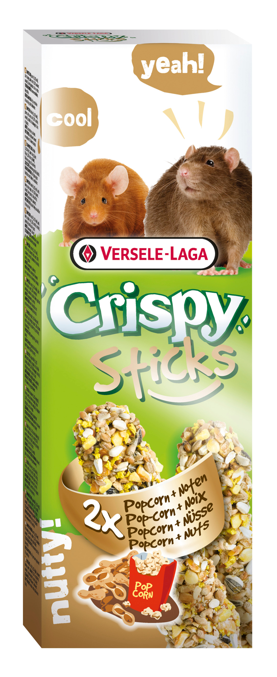 Crispy Sticks Rats & Mice Popcorn & Nuts 110g