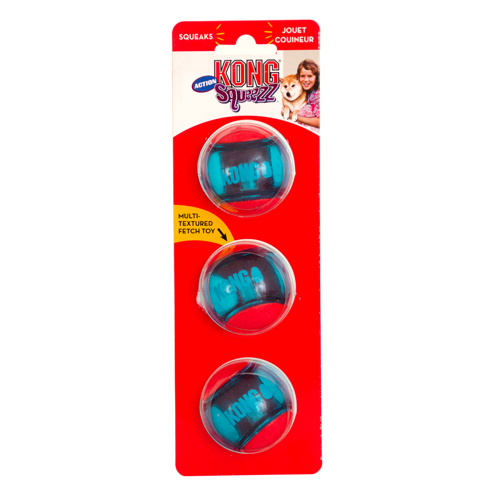 Squeezz Action Ball Leksak 3-pack