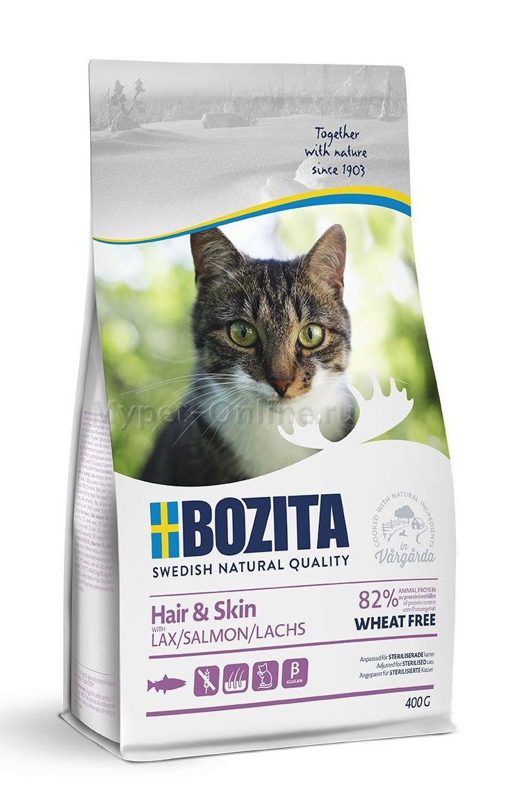 Hair & Skin Wheat Free Salmon Kattmat