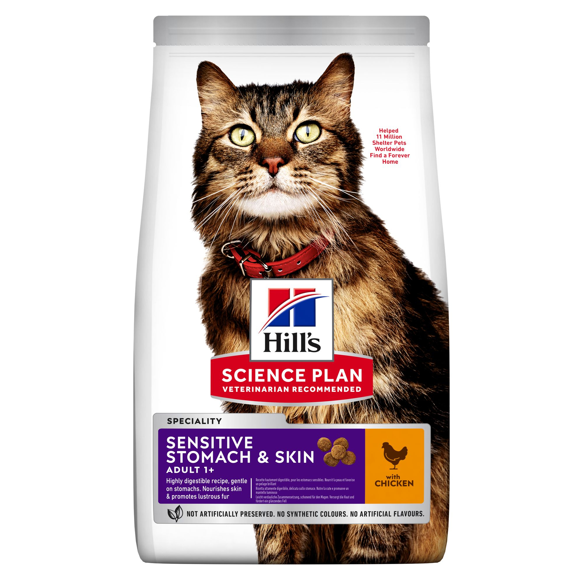 SP Feline Adult Sensitive Stomach & Skin Chicken