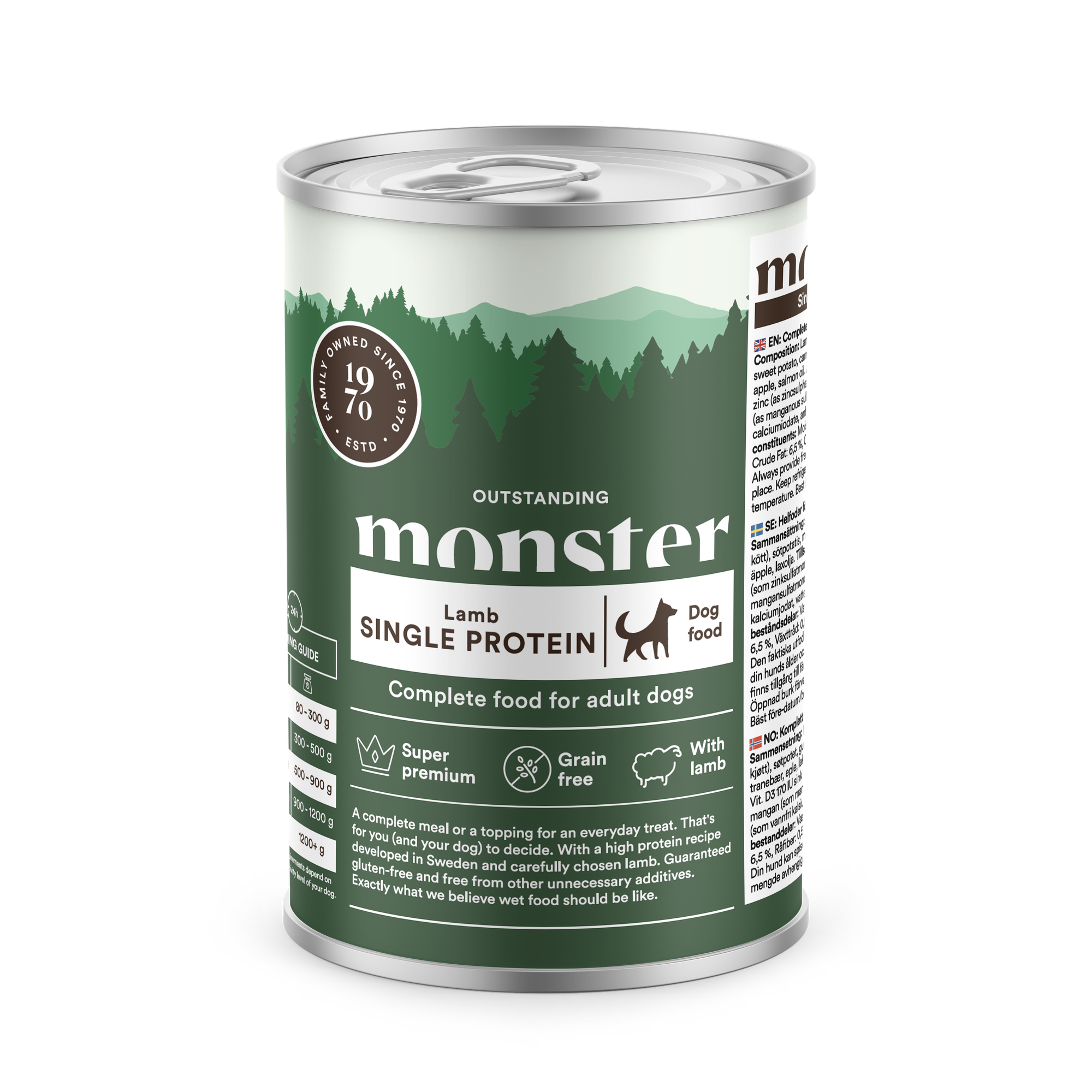Adult Single Protein Lamb Våtfoder för hund 400g