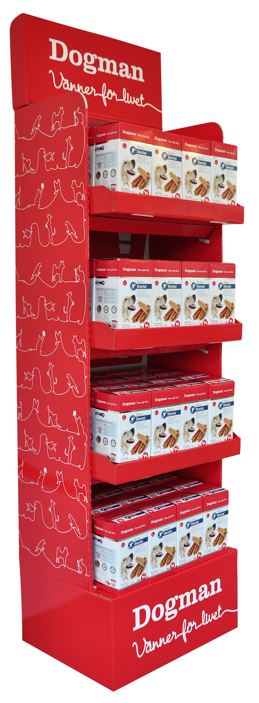 Expoställ Hylla Dental M/L Box