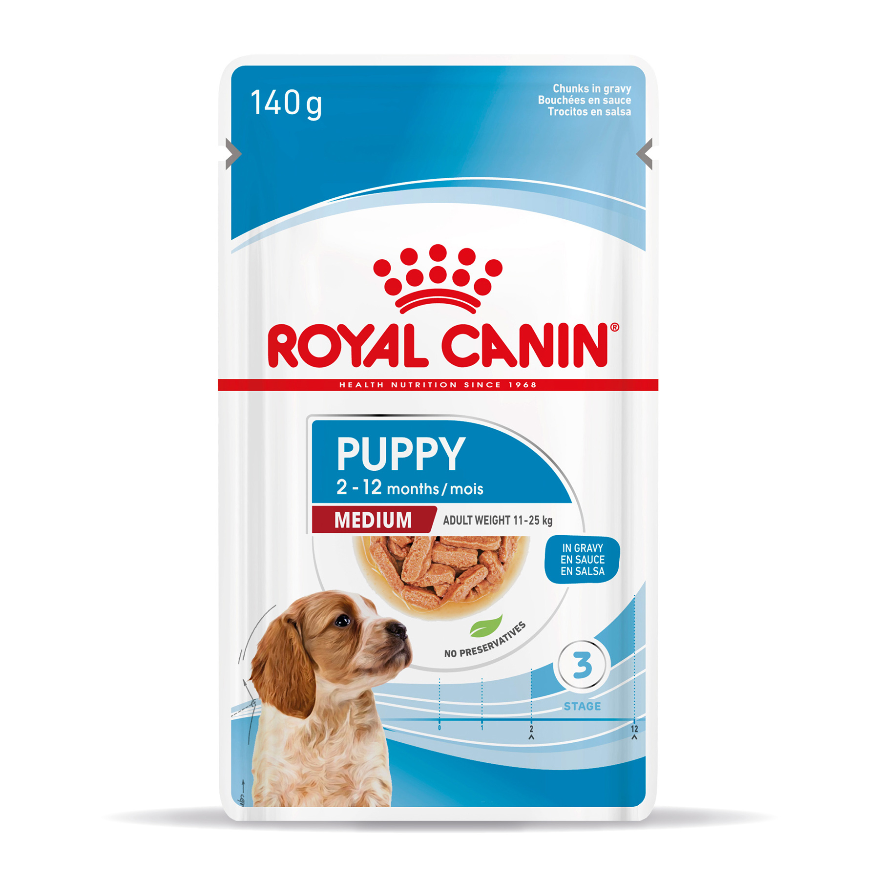 Medium Puppy Gravy Våtfoder för hund 10x140g