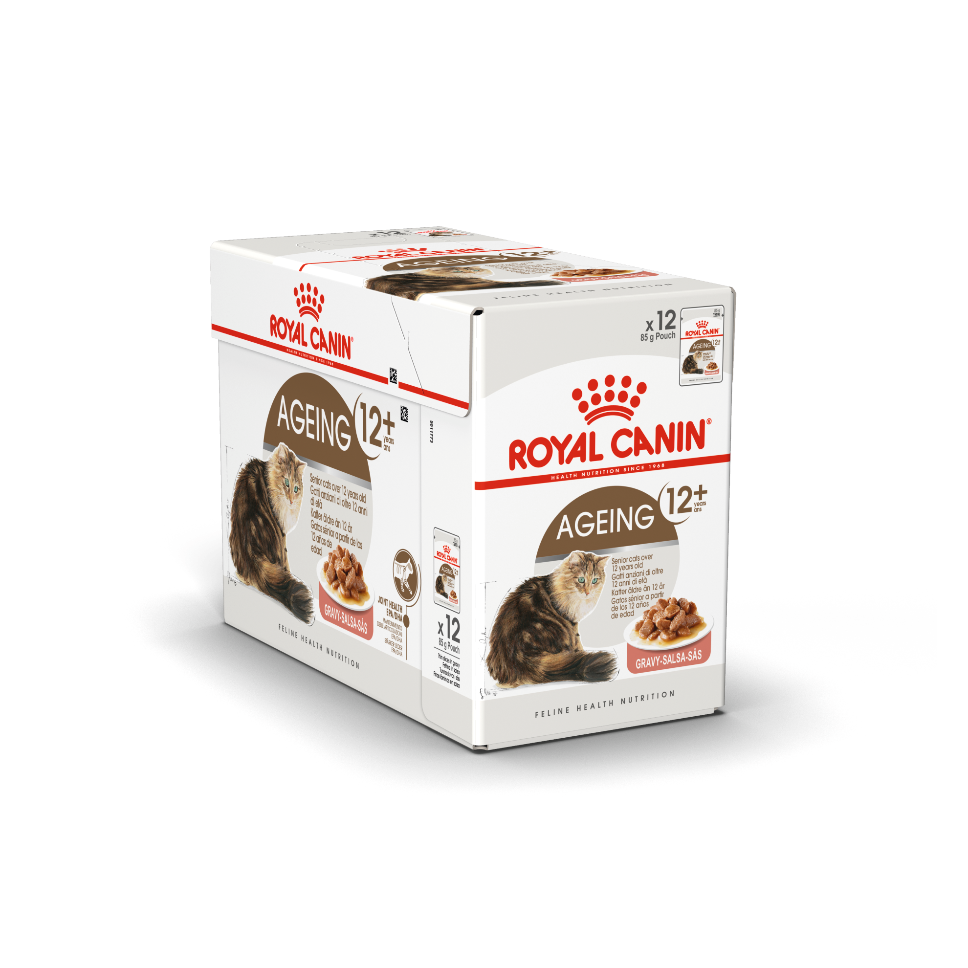 Ageing 12+ Gravy Våtfoder för katt 12x85g