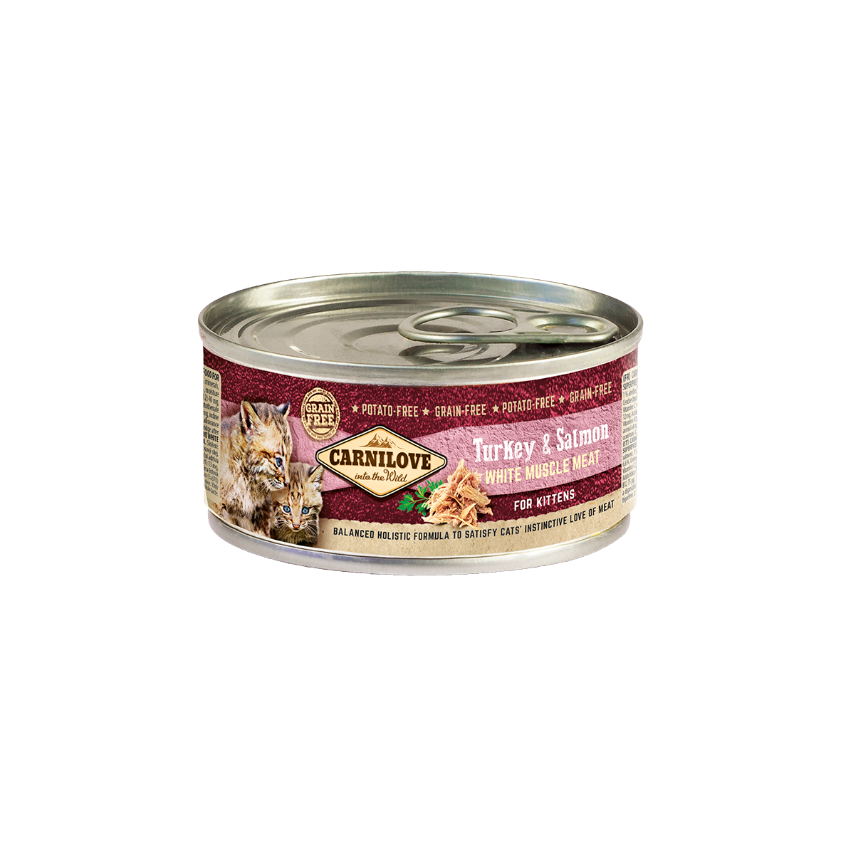 Meat Kitten Turkey & Salmon Våtfoder för katt 100g