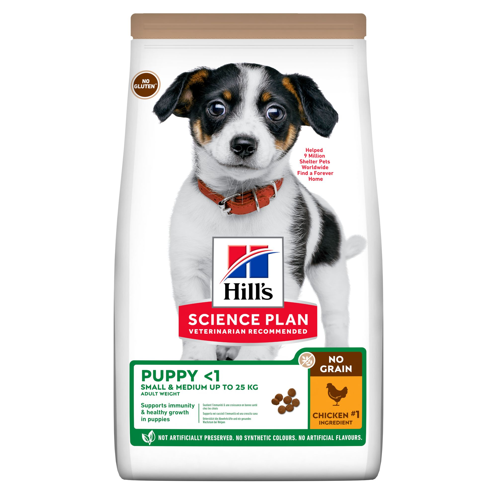 Puppy Small & Medium No Grain Chicken 2,5kg