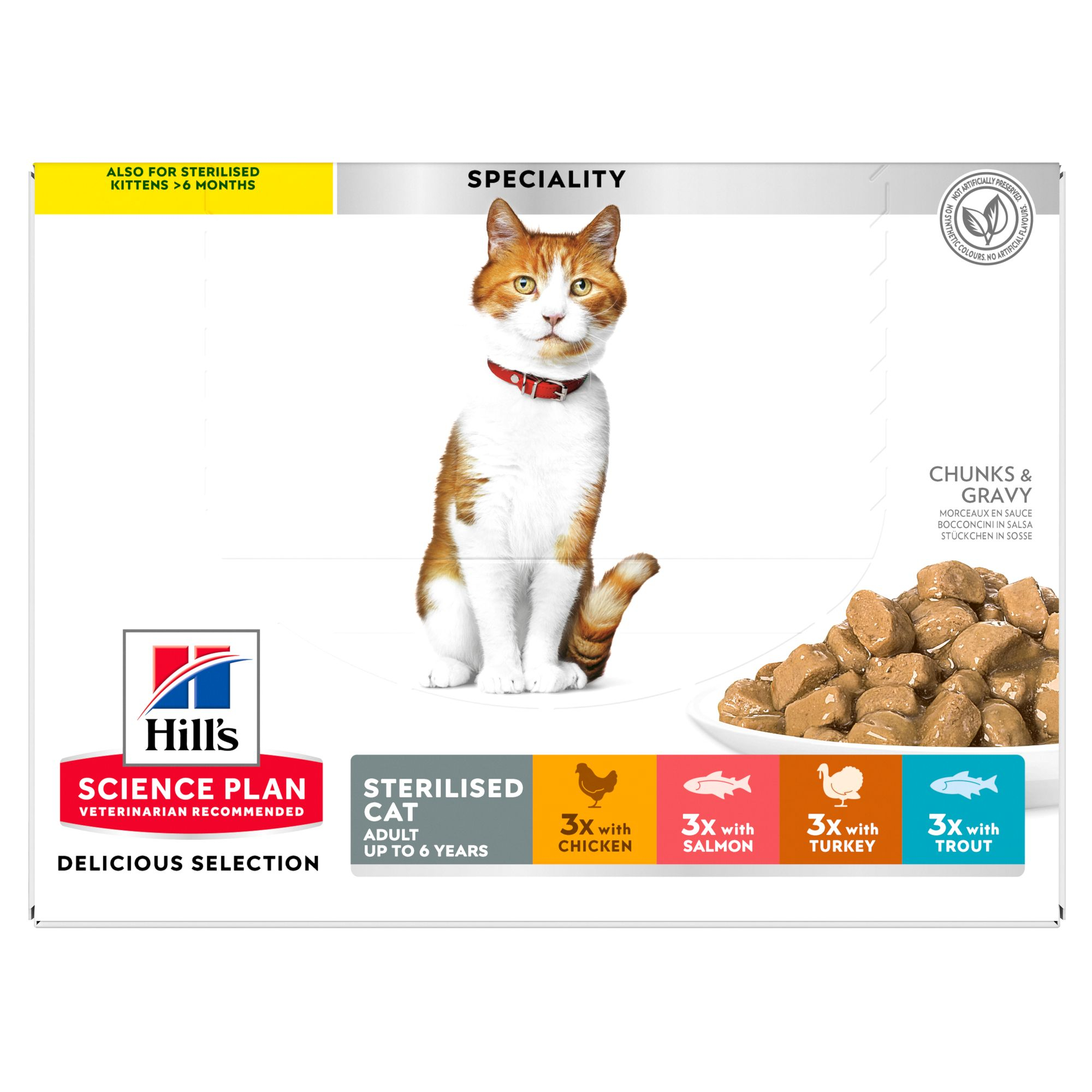 Adult Sterilised Delicious Select Våtfoder 12x85g