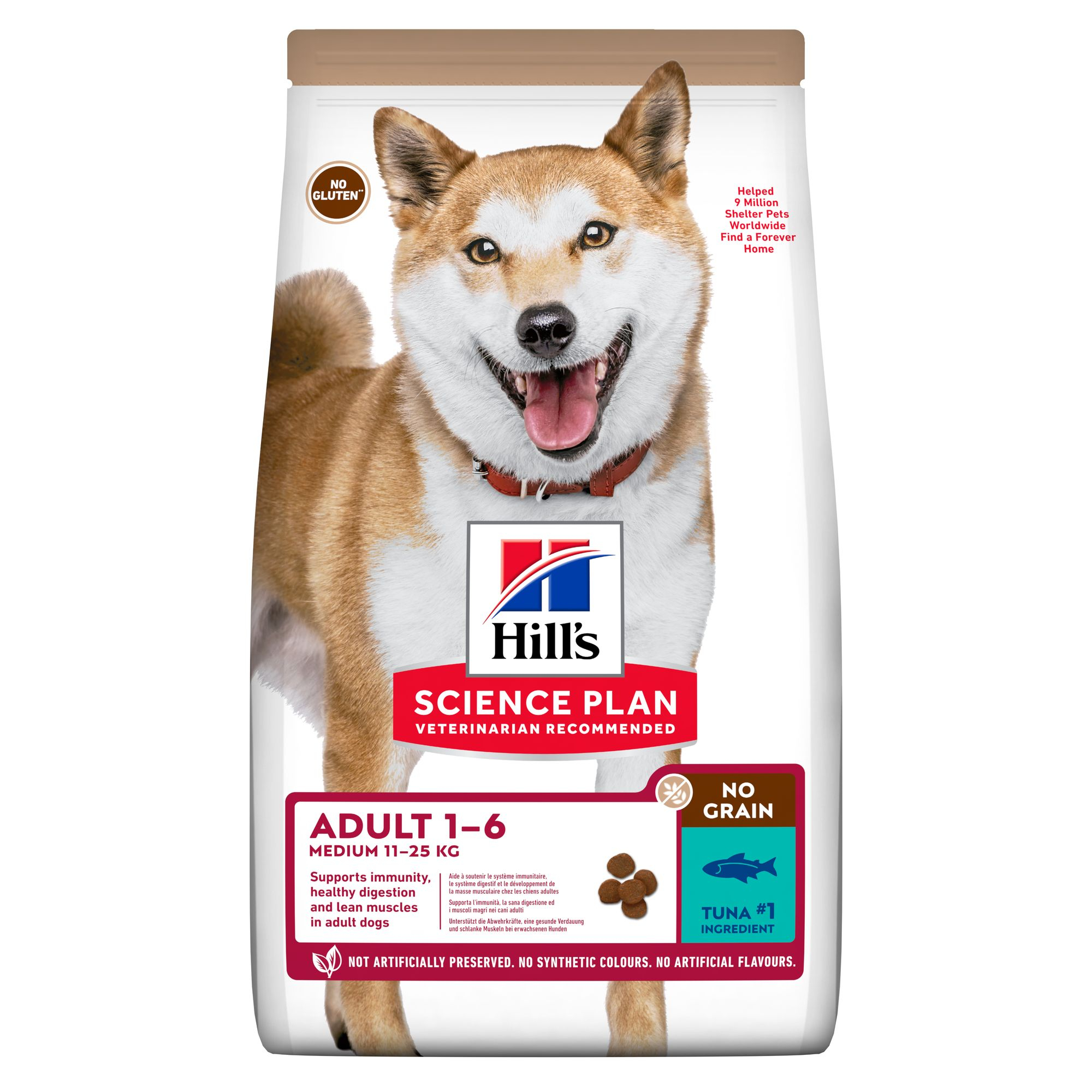 Adult Medium No Grain Tuna Hundfoder 2,5kg