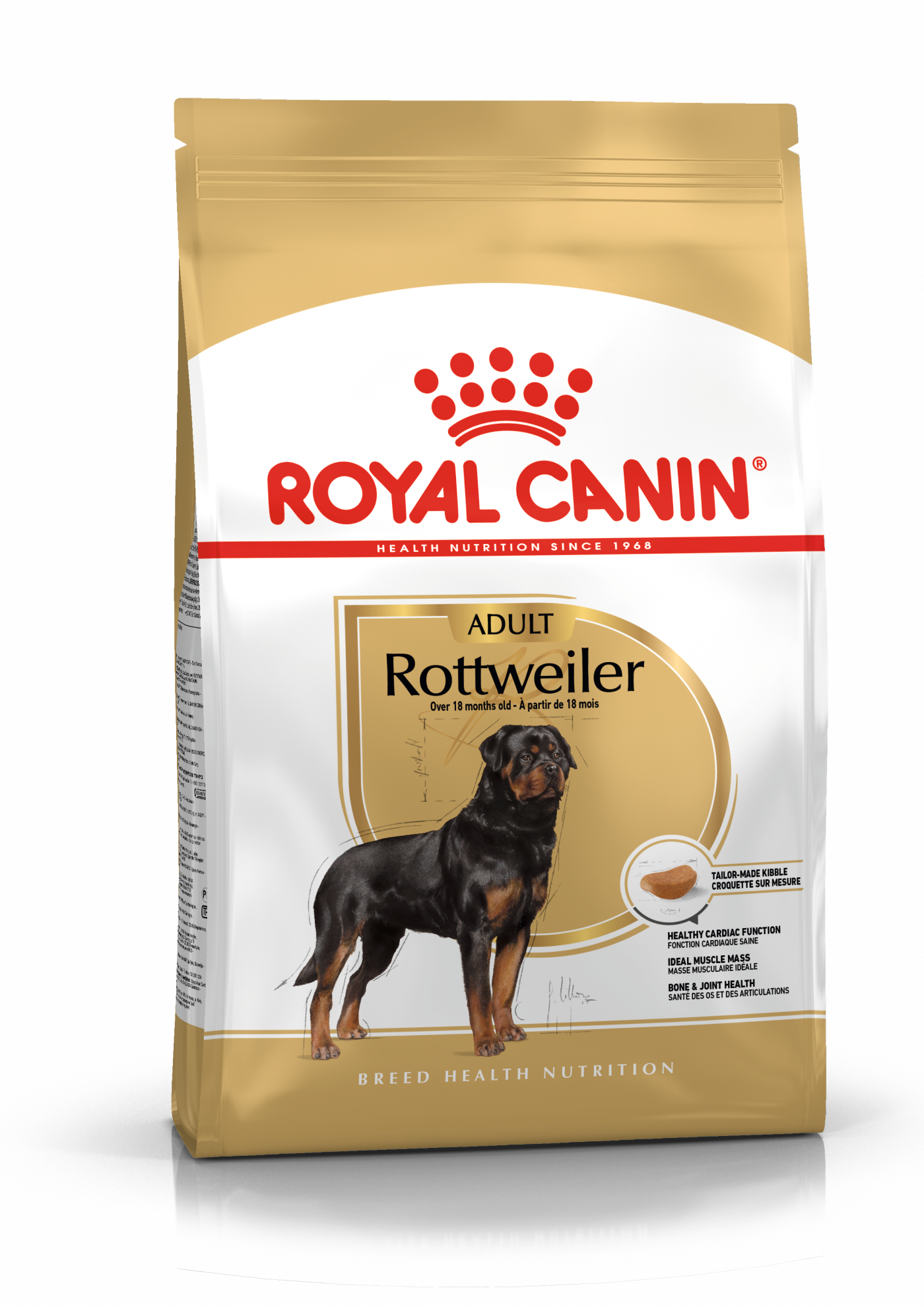 Rottweiler Adult Torrfoder för hund 12kg