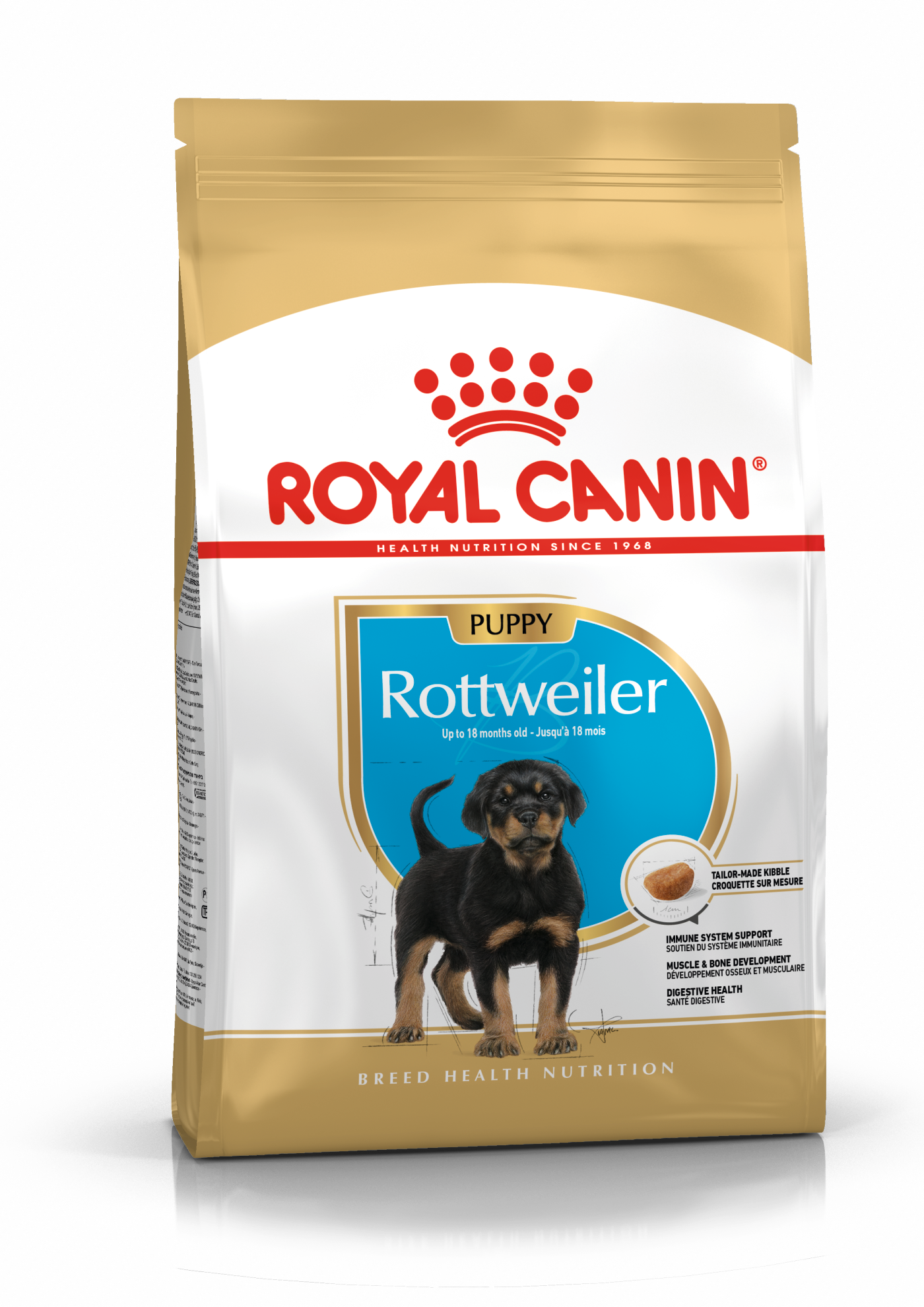 Rottweiler Puppy Torrfoder för hund 12kg