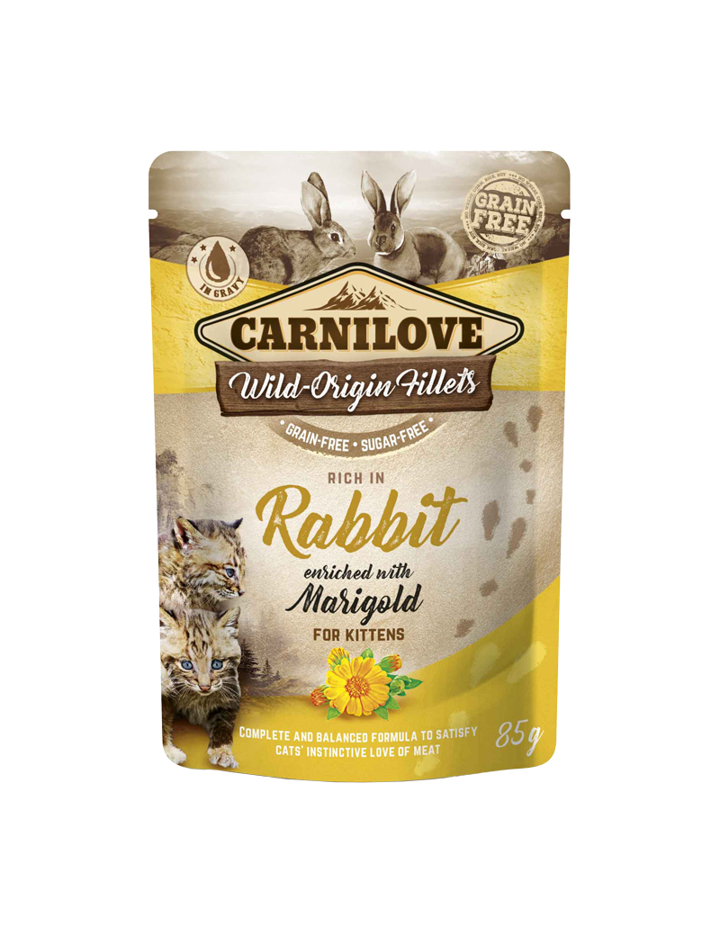 Cat Pouch Rabbit Kitten Våtfoder för katt 85g