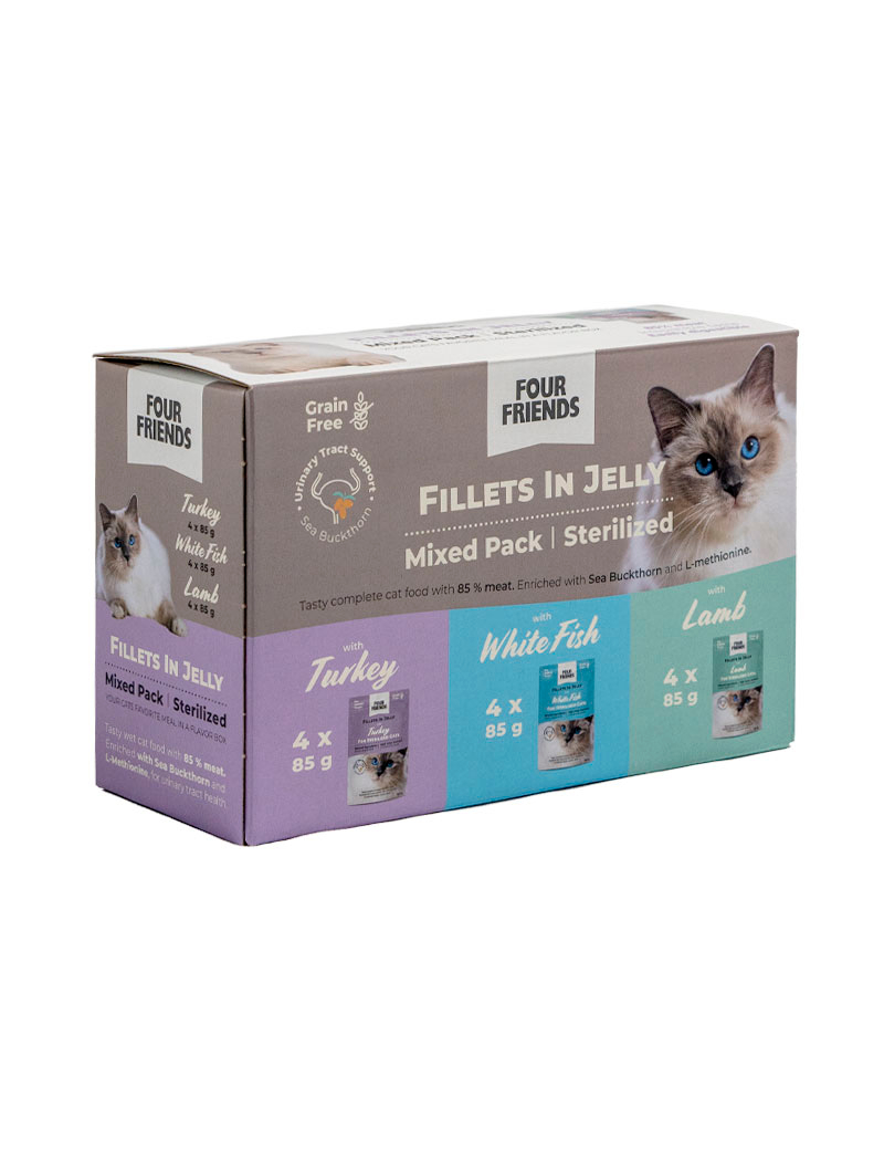 Sterilized Jelly Mix Våtfoder för katt 12p