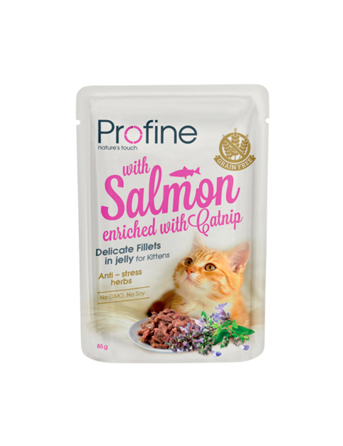 Cat Kitten Fillets Salmon Våtfoder för katt 85g