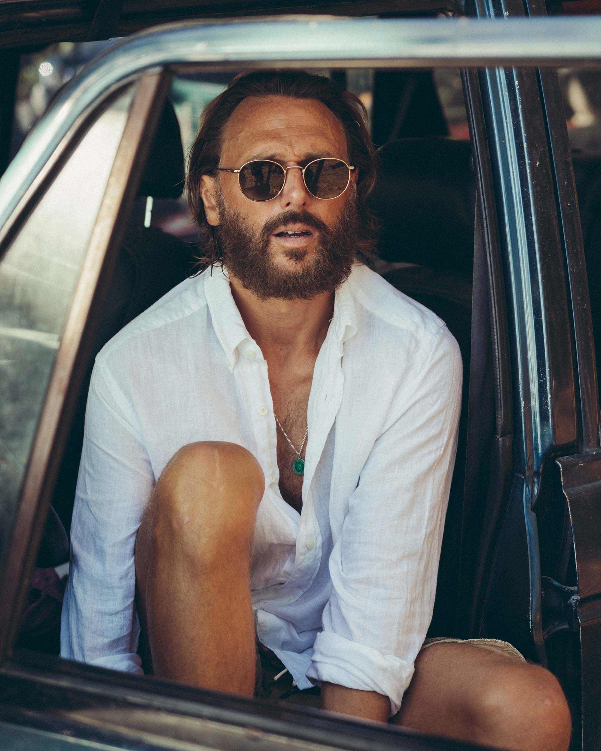 David Seaside Linen Tailored