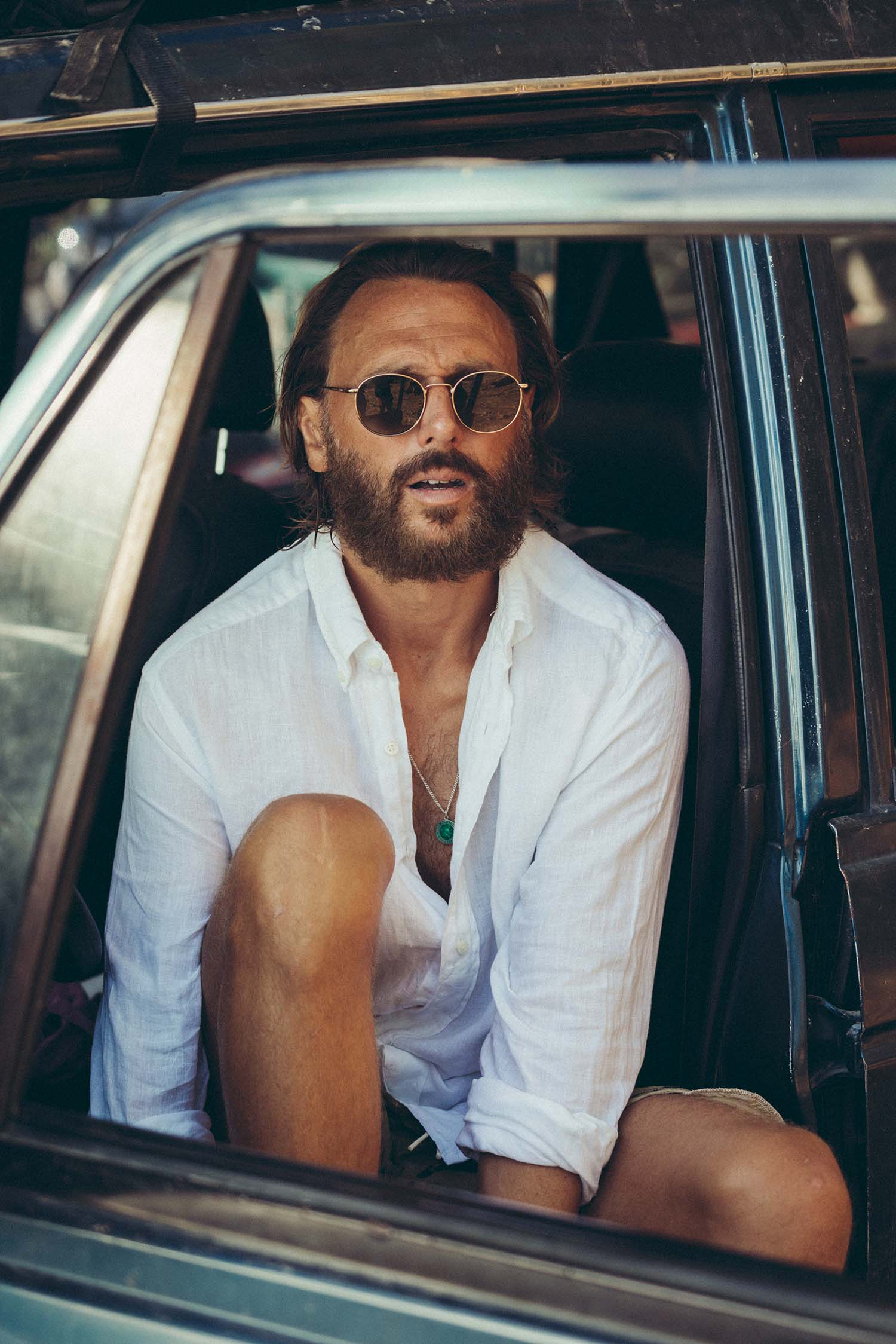 David Seaside Linen Tailored