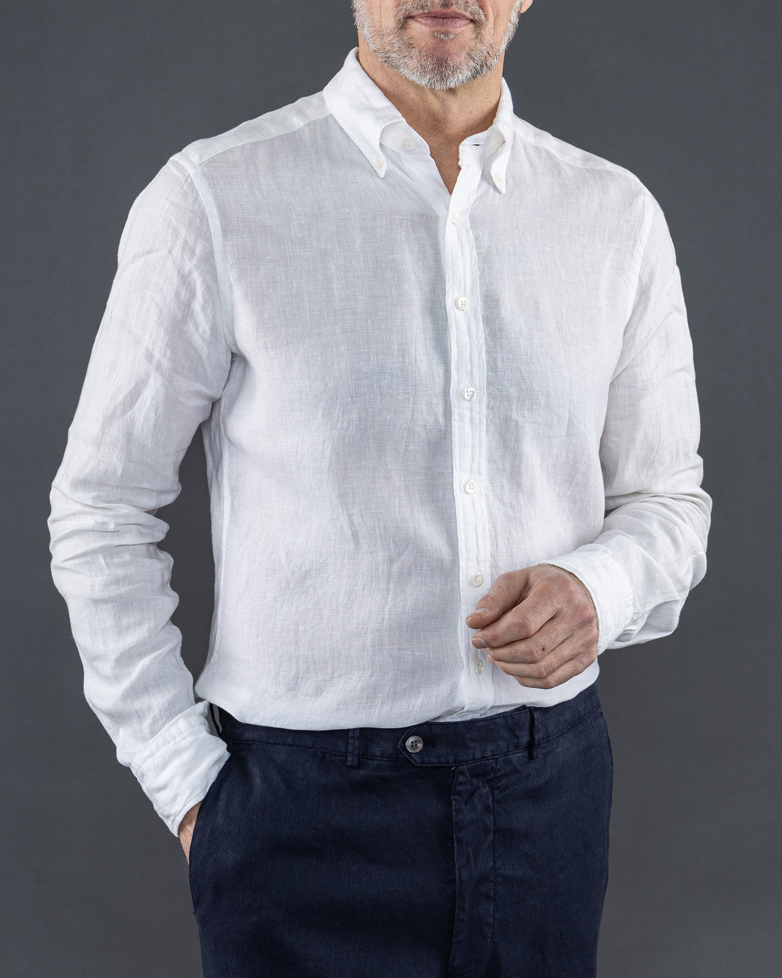 David Seaside Linen Tailored