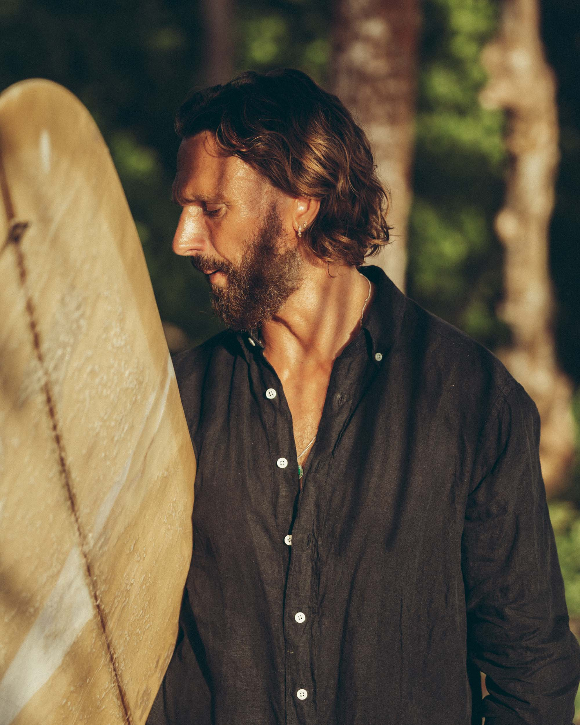 David Seaside Linen Tailored