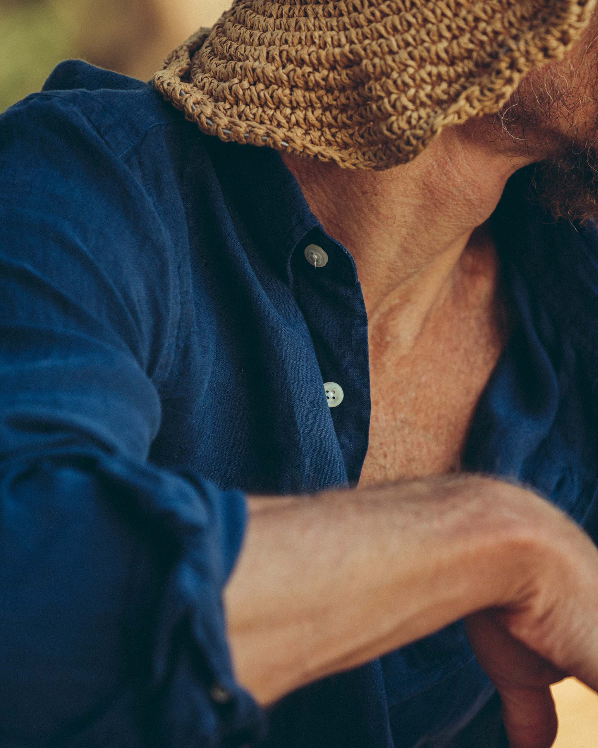 David Seaside Linen Tailored