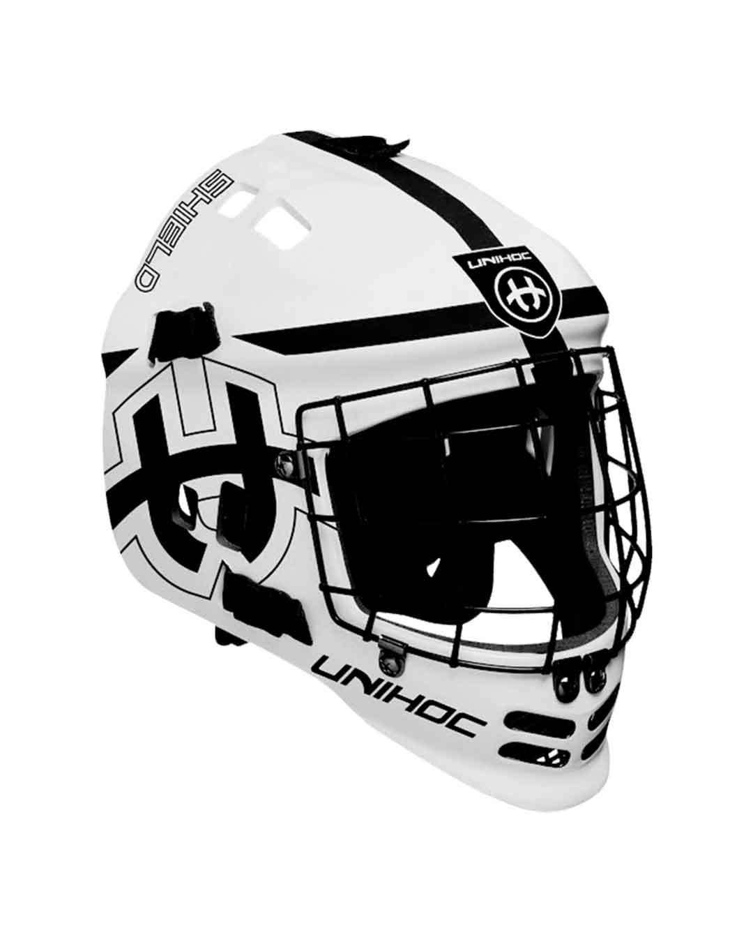 Goalie Mask Unihoc SHIELD white/black