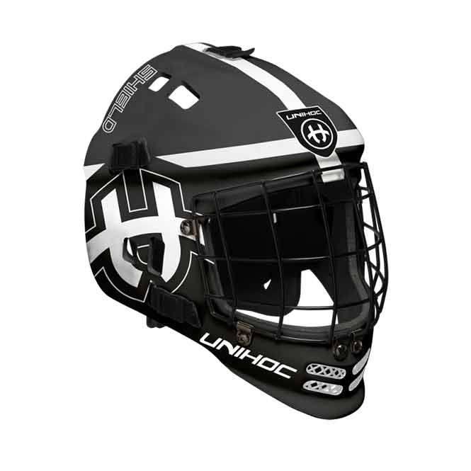 Goalie Mask Unihoc Shield black/white