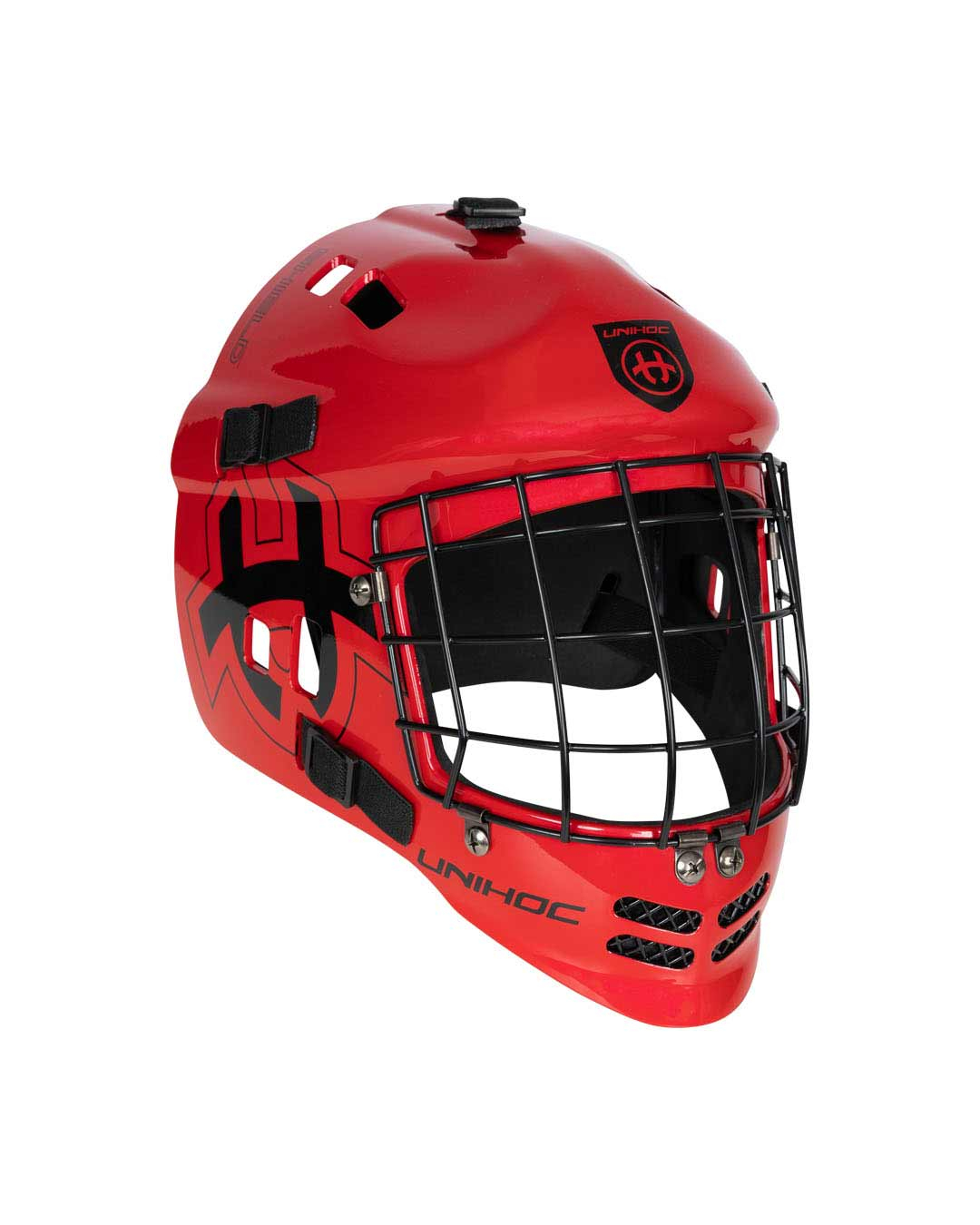 Goalie Mask Unihoc SHIELD red
