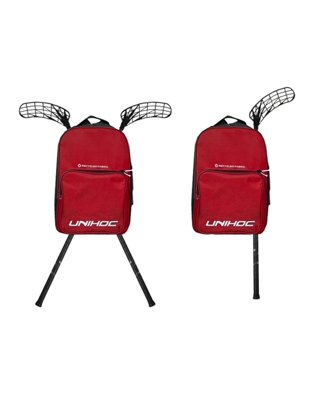 Backpack UNIHOC CLASSIC (stick holder) red (25L)-rollover image
