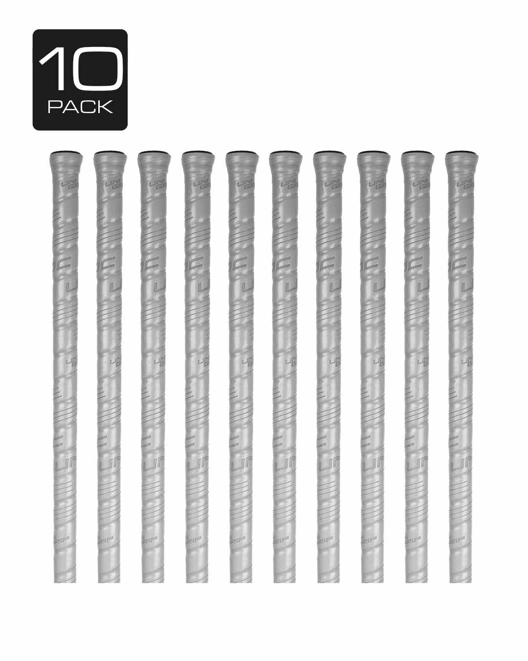 10-PACK UNI GRIP GREY