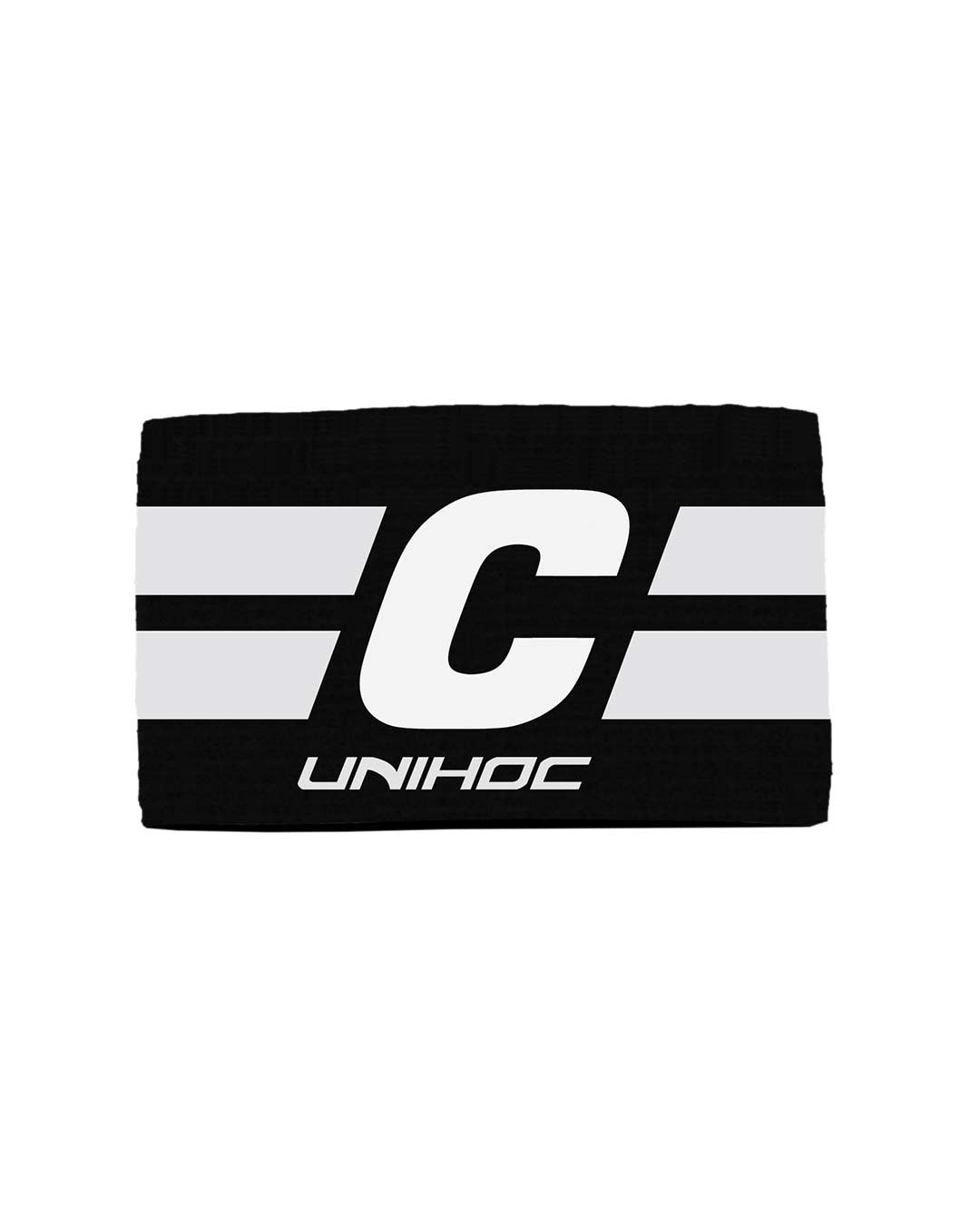 Captain´s band LEADER black/white