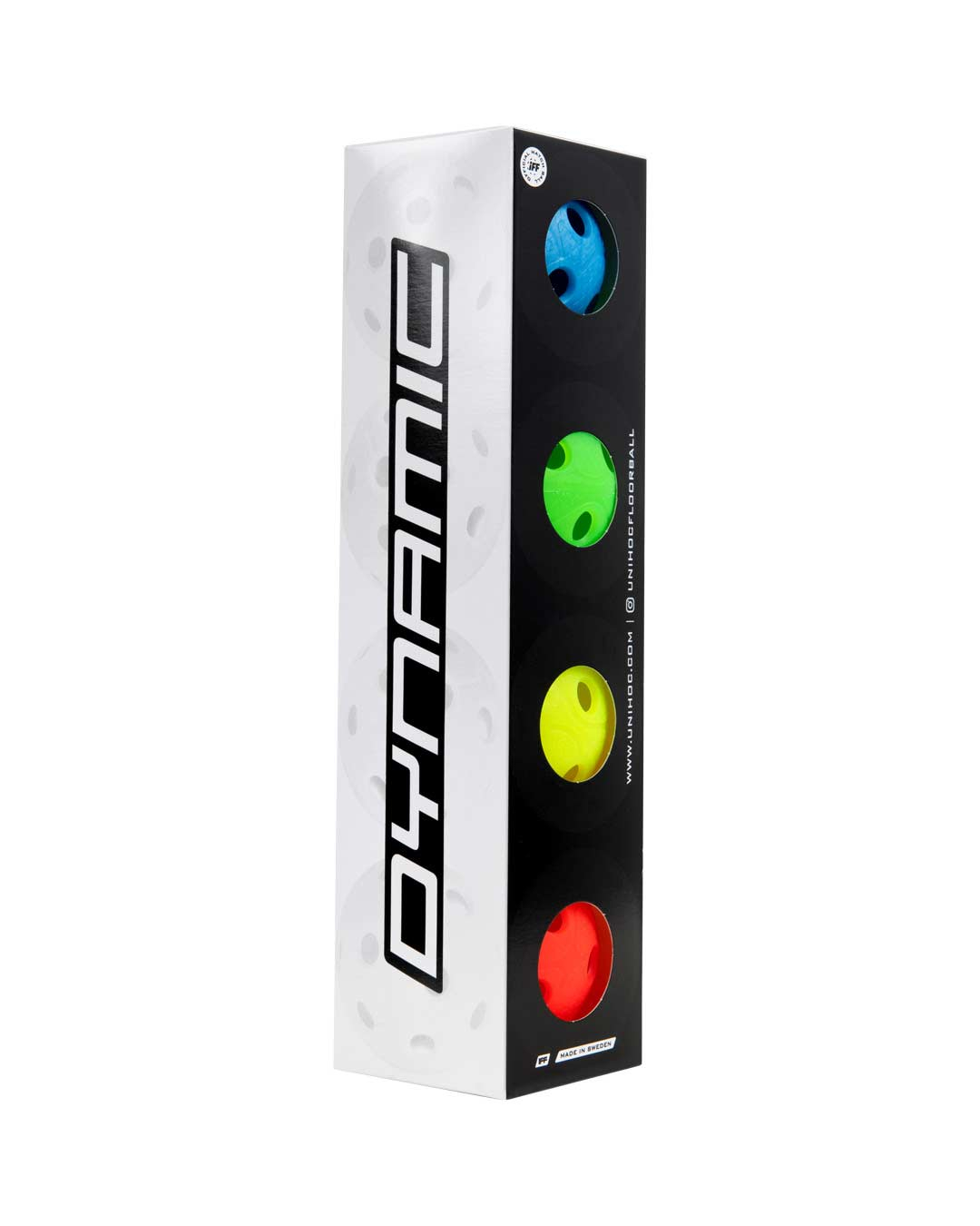 Ball DYNAMIC yellow/red/blue/green 4-pack