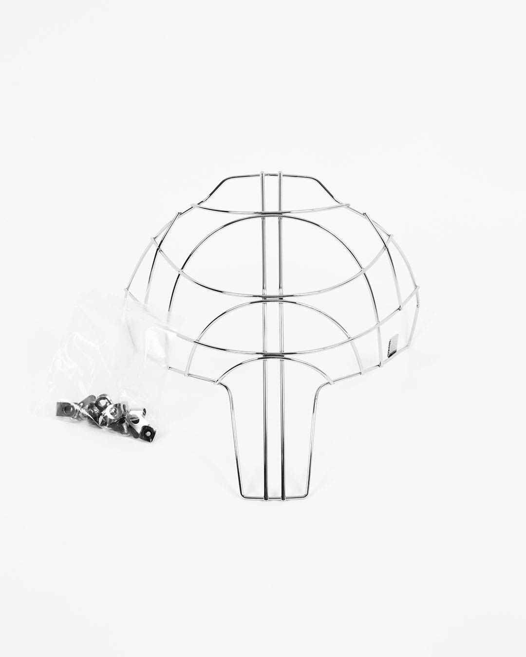 Mask spare part cage High-end chrome