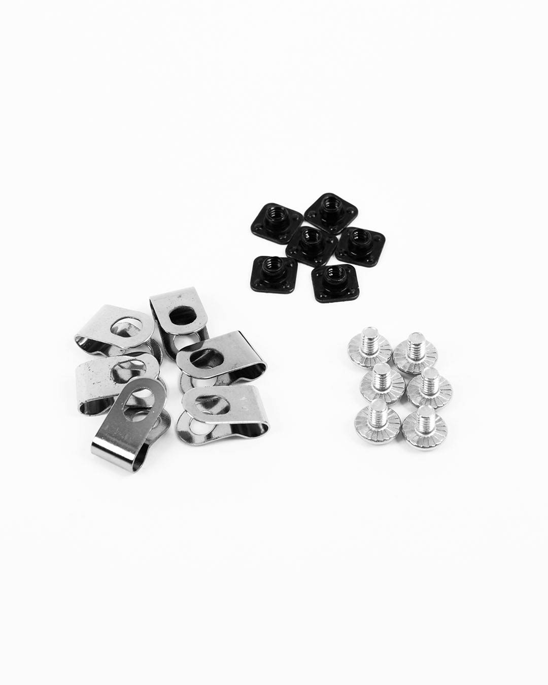 Mask spare part nuts and clips set (6 pcs)