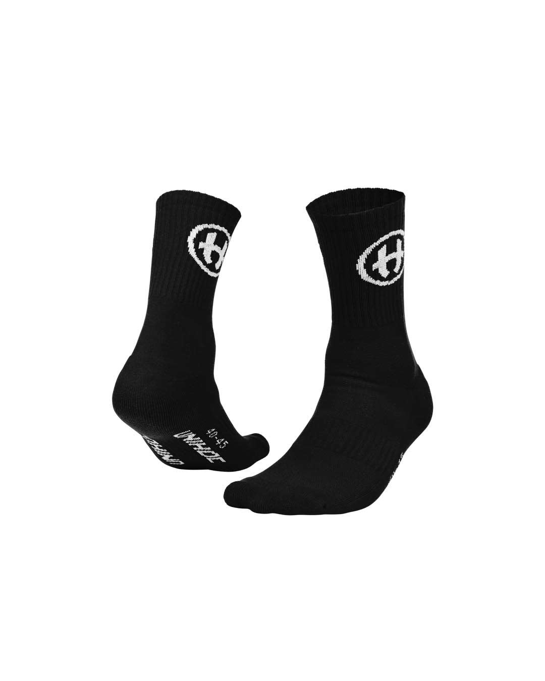 SOCK UNIHOC CREW BLACK